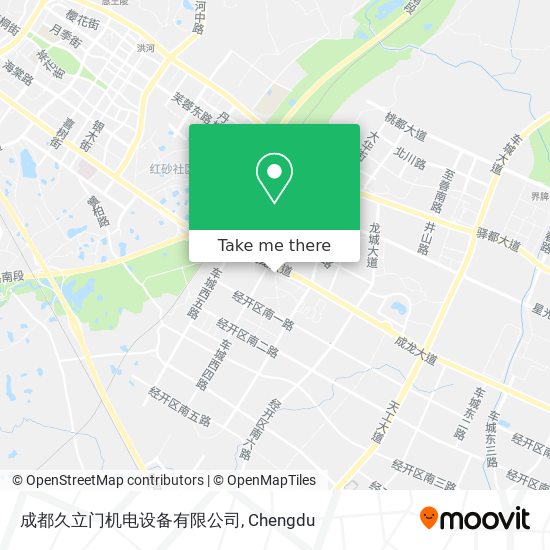 成都久立门机电设备有限公司 map