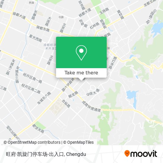 旺府·凯旋门停车场-出入口 map