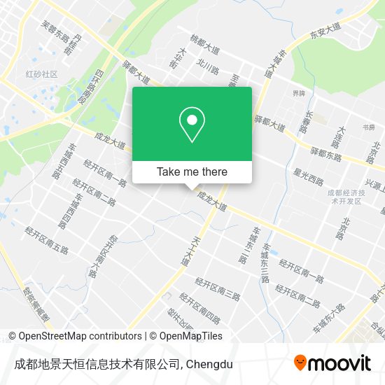 成都地景天恒信息技术有限公司 map