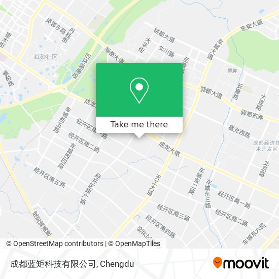 成都蓝矩科技有限公司 map