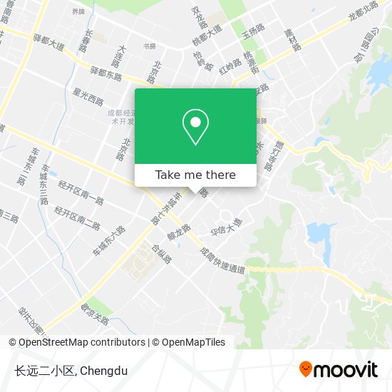 长远二小区 map