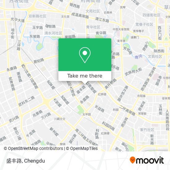 盛丰路 map