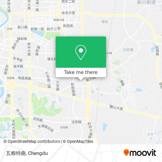 五粮特曲 map