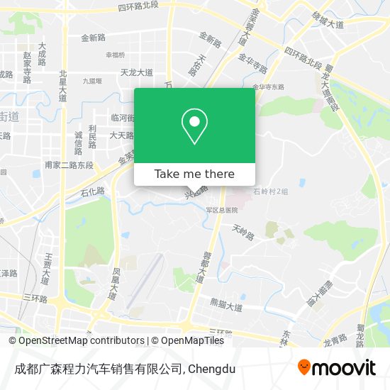 成都广森程力汽车销售有限公司 map