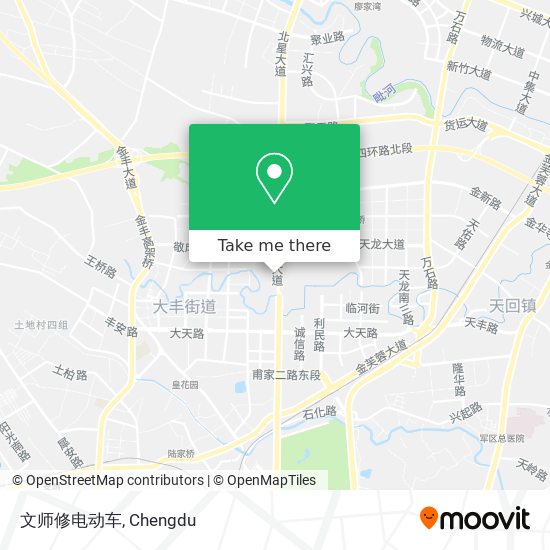 文师修电动车 map
