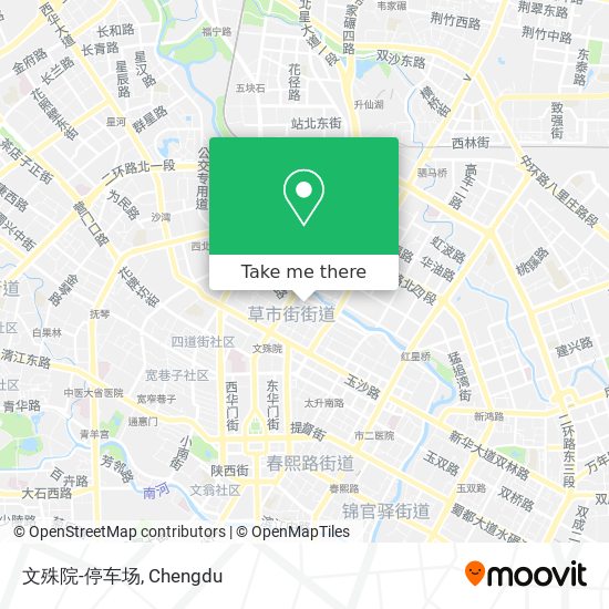文殊院-停车场 map
