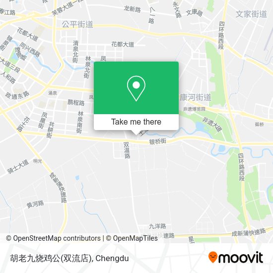 胡老九烧鸡公(双流店) map