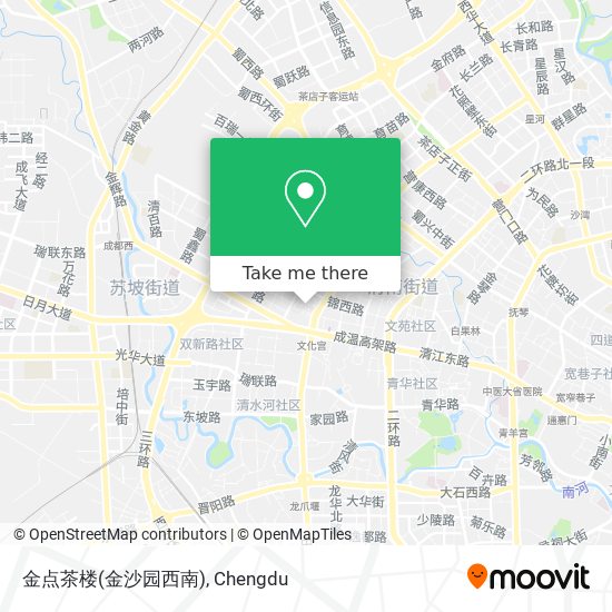 金点茶楼(金沙园西南) map