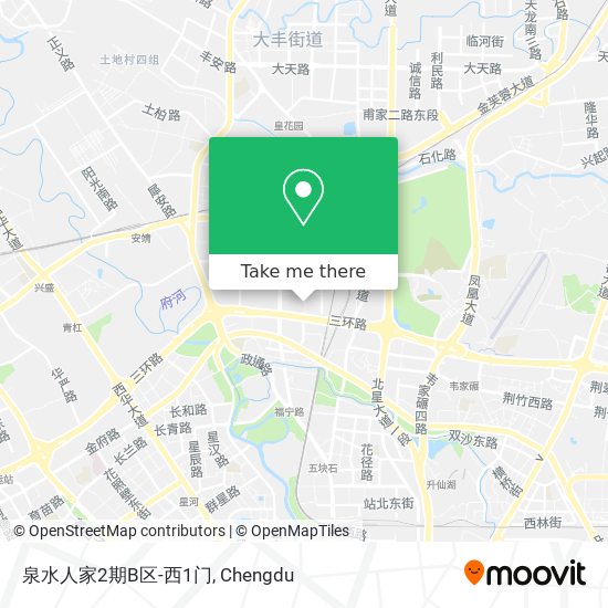 泉水人家2期B区-西1门 map