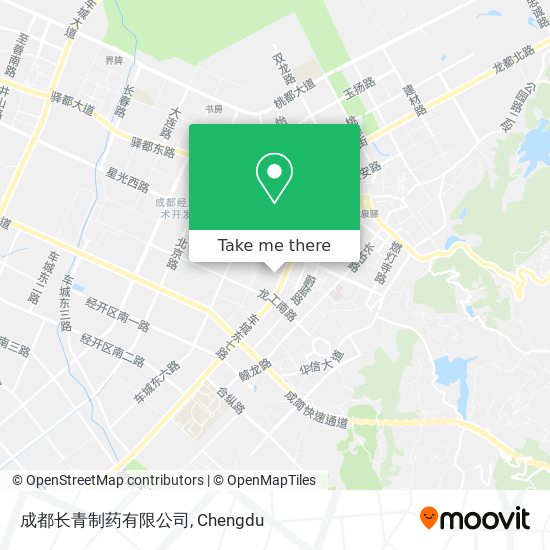 成都长青制药有限公司 map