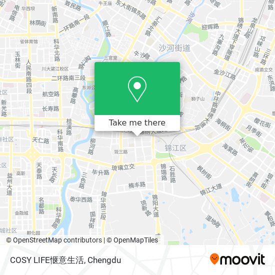 COSY LIFE惬意生活 map