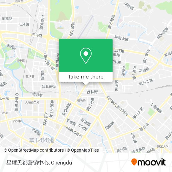星耀天都营销中心 map