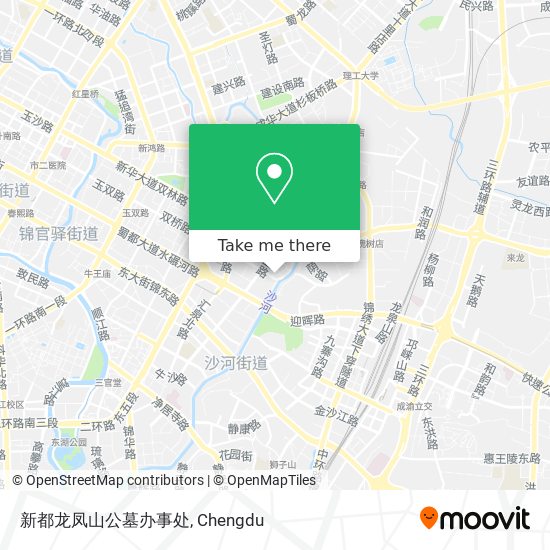 新都龙凤山公墓办事处 map