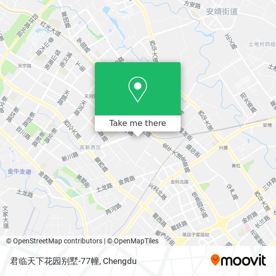 君临天下花园别墅-77幢 map