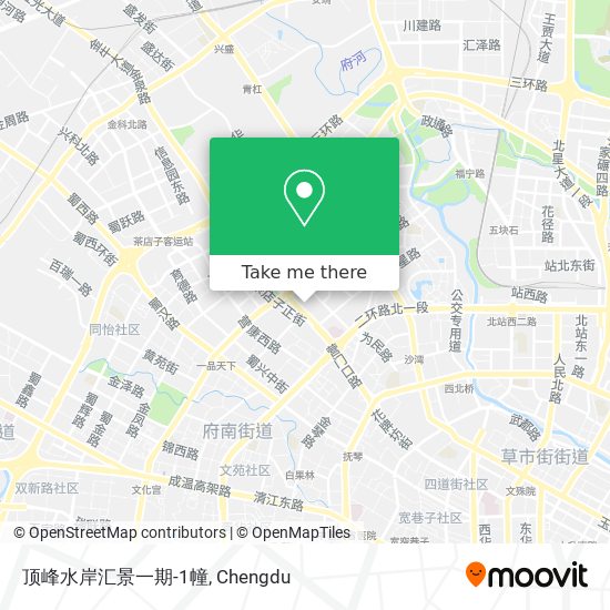 顶峰水岸汇景一期-1幢 map