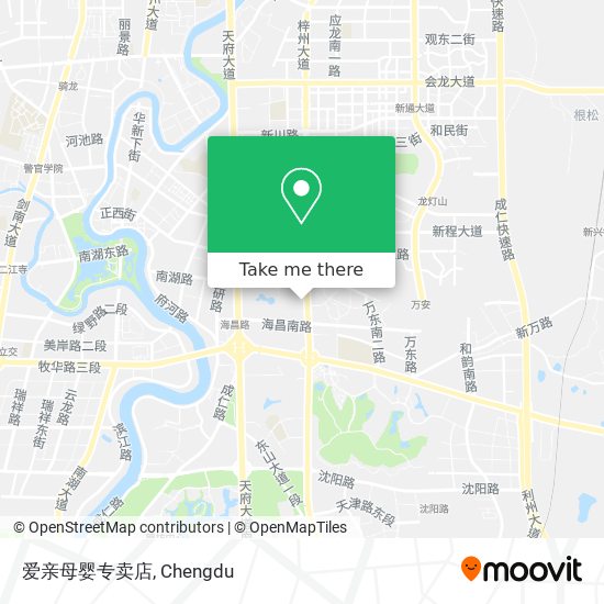 爱亲母婴专卖店 map