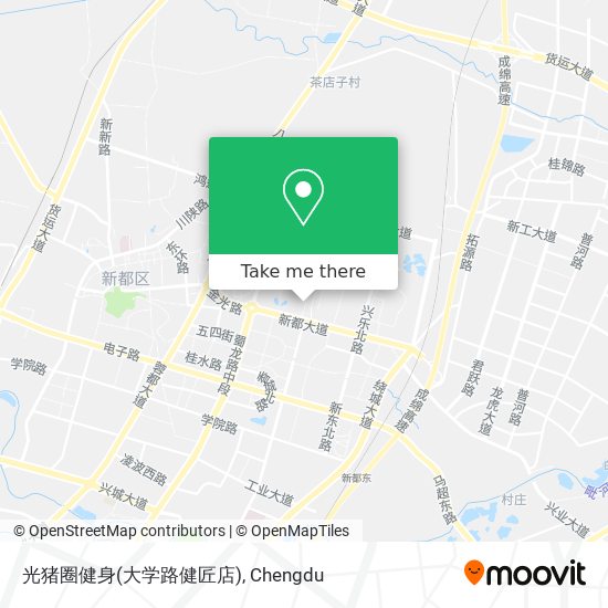 光猪圈健身(大学路健匠店) map