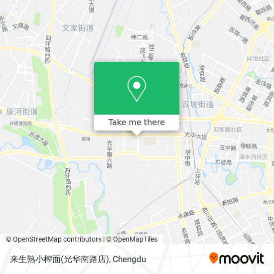 来生熟小榨面(光华南路店) map