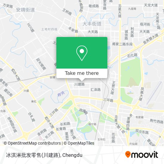 冰淇淋批发零售(川建路) map