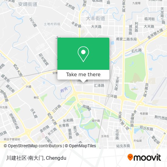 川建社区-南大门 map