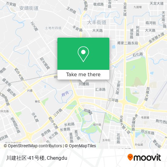 川建社区-41号楼 map
