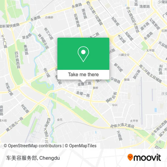 车美容服务部 map