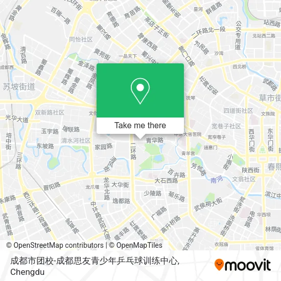 成都市团校-成都思友青少年乒乓球训练中心 map