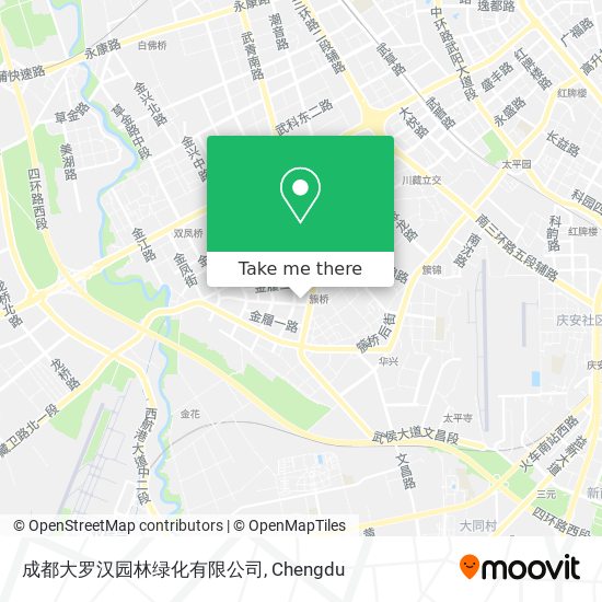 成都大罗汉园林绿化有限公司 map