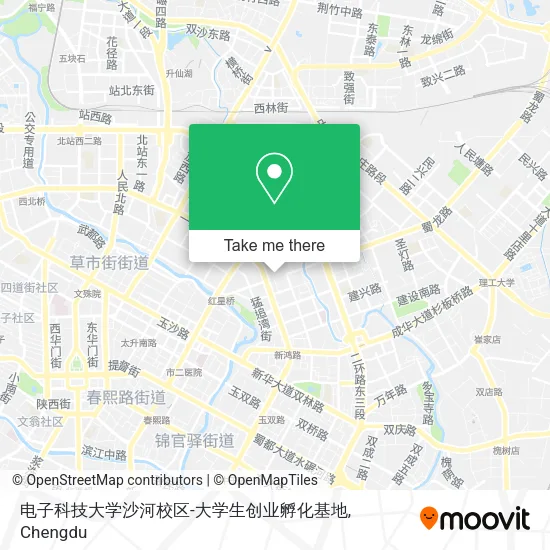 电子科技大学沙河校区-大学生创业孵化基地 map