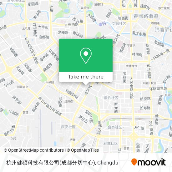 杭州健硕科技有限公司(成都分切中心) map