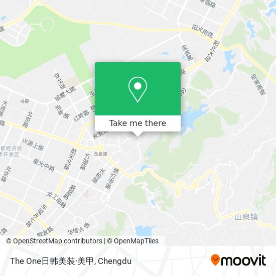 The One日韩美装·美甲 map