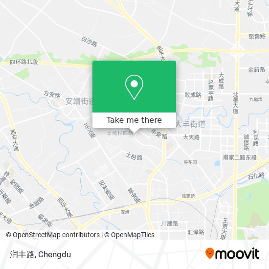 润丰路 map