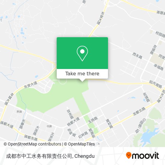 成都市中工水务有限责任公司 map