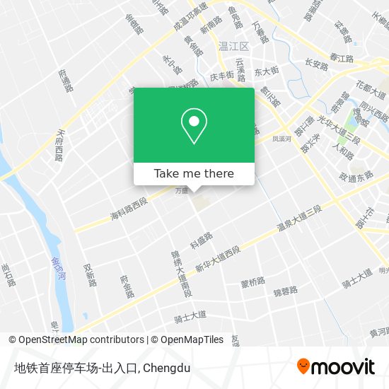 地铁首座停车场-出入口 map