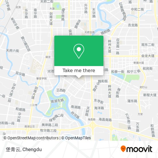 堡青云 map