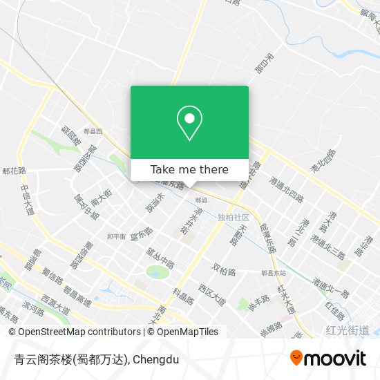 青云阁茶楼(蜀都万达) map
