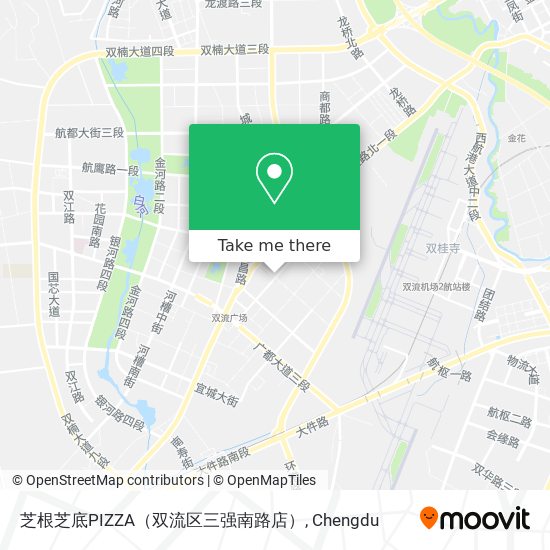 芝根芝底PIZZA（双流区三强南路店） map