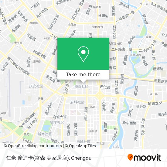 仁豪·摩迪卡(富森·美家居店) map