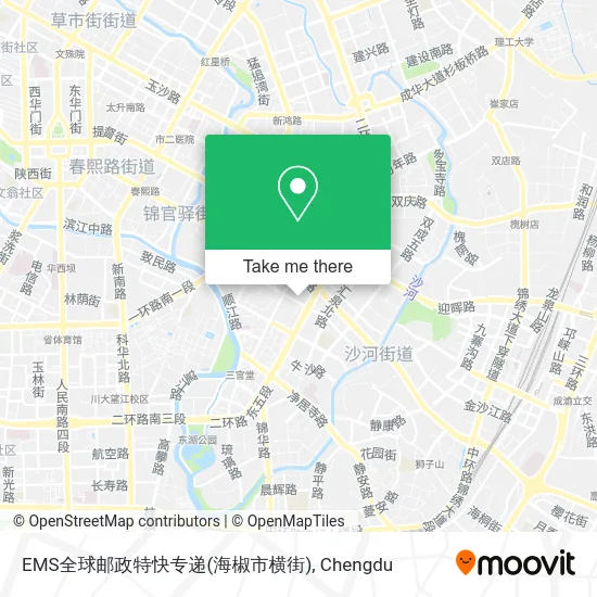 EMS全球邮政特快专递(海椒市横街) map