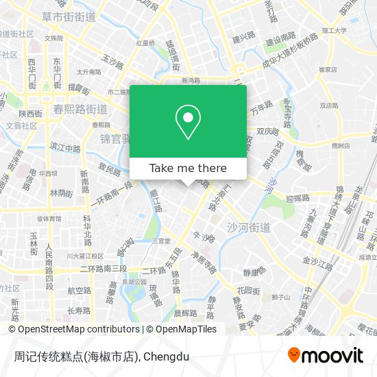 周记传统糕点(海椒市店) map