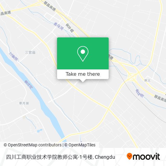 四川工商职业技术学院教师公寓-1号楼 map