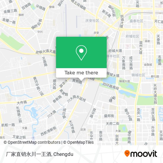 厂家直销永川一王酒 map