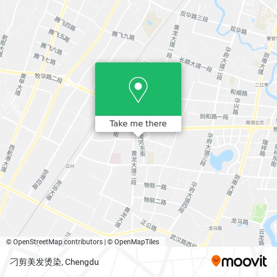 刁剪美发烫染 map