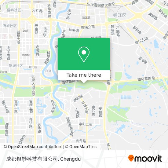成都银钞科技有限公司 map