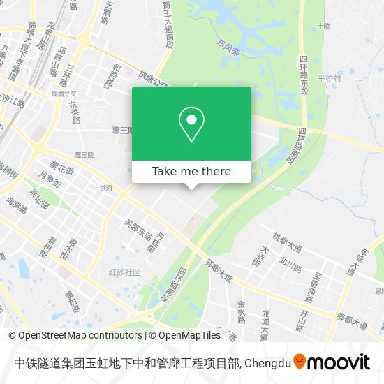 中铁隧道集团玉虹地下中和管廊工程项目部 map
