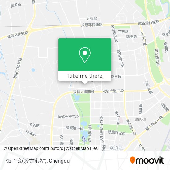 饿了么(蛟龙港站) map