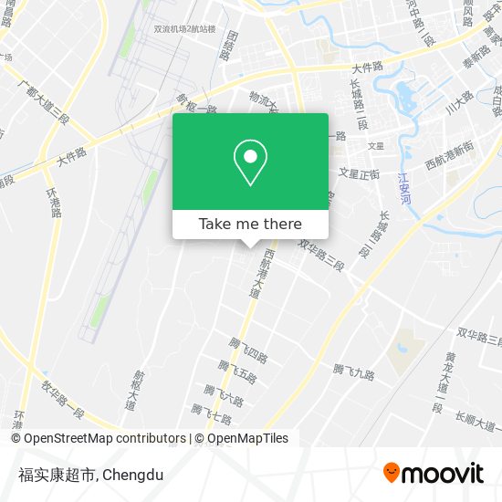福实康超市 map