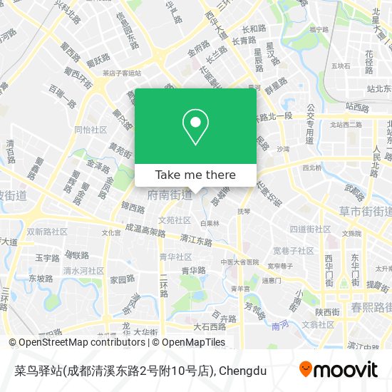 菜鸟驿站(成都清溪东路2号附10号店) map