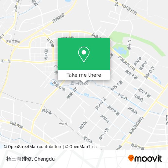 杨三哥维修 map