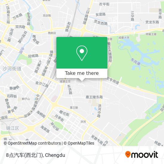 8点汽车(西北门) map